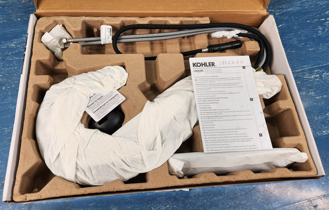 Kohler Guild Pull-down Kitchen Sink Faucet with Three-function Sprayhead Stainless Steel