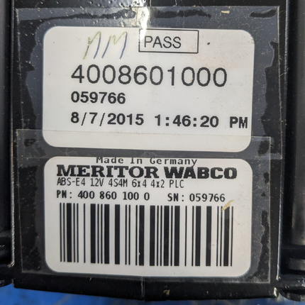 Meritor S400-860-100-0 Wabco Tractor PABS ECU Electronic Control Unit
