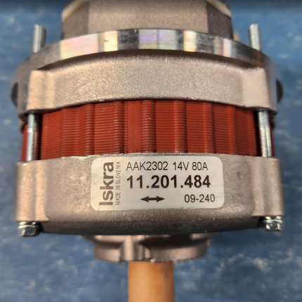 Iskra Alternator 14V 80A for Mahle 11.201.484 AAK2302 AAK2307 IA0484 Tractors MAH-MG607