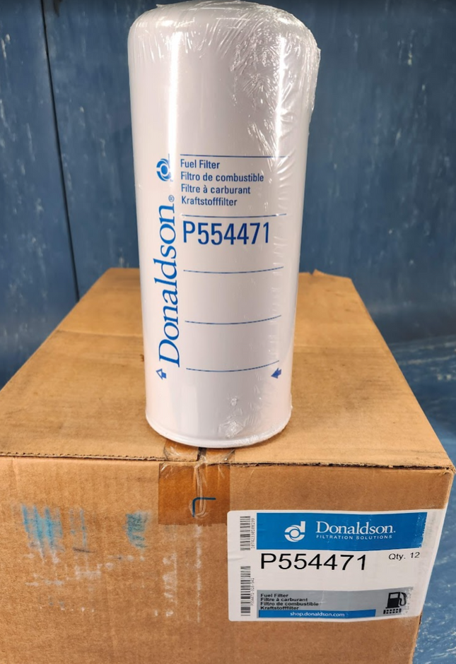 CASE of 12 PCS Donaldson Fuel Filter Spin-on Secondary P554471
