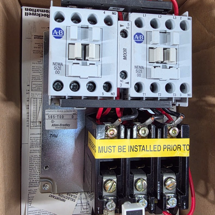 Allen Bradley 3 Phase Reversing Motor Starter 505-TOD