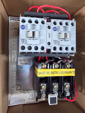 Allen Bradley 3 Phase Reversing Motor Starter 505-TOD