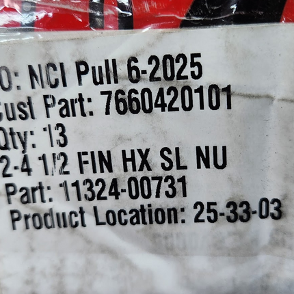 11324-00731 2 - 4 1/2 Finished Hex Slotted Nut 7660420101