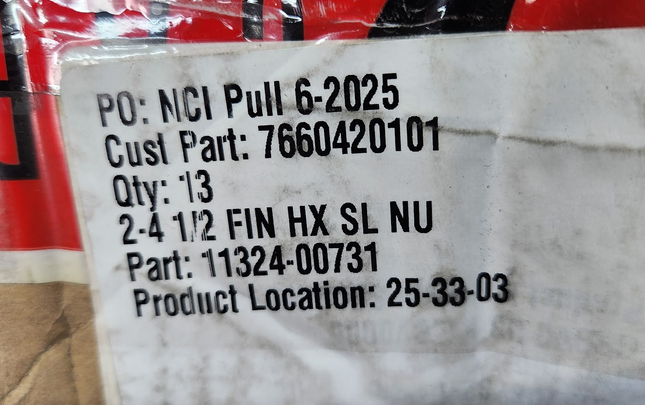 11324-00731 2 - 4 1/2 Finished Hex Slotted Nut 7660420101