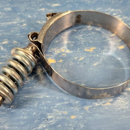 LOT of 50 PCS - 9413Q-0335 Clampco Stainless Steel Spring Loaded T-Bolt Clamp 3"