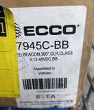 Ecco LED Beacon Clear 360 Degrees Class 2 12-48VDC