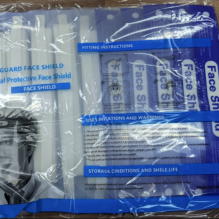 20-Pack Full Face Shield Reusable Washable Disposable Protection Cover Face Mask Anti-Splash