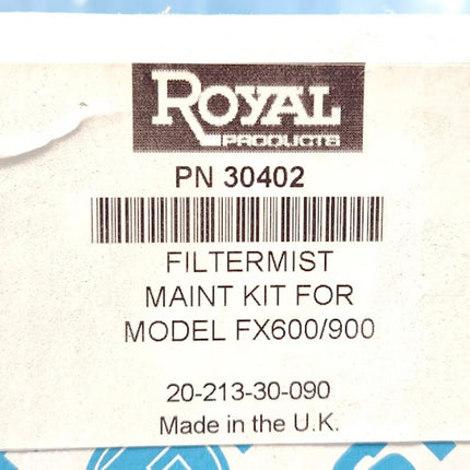 Royal Filtermist Complete Maintenance Kit FX-600 FX-900 30402