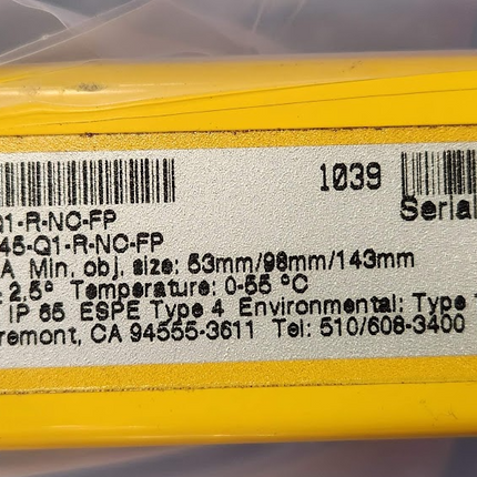 70157-1026 70158-1100 Omron STI Light Curtain Opto Fence Transmitter Receiver OF4600-50