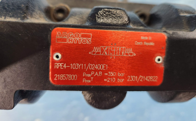 RPE4-103Y11/02400E1 Argo Hytos Valve 37GPM, 5100psi, 3P4W, 24 VDC, DIN - getexcess