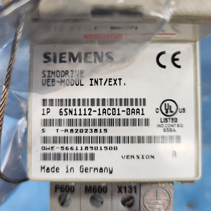 6SN1112-1AC01-0AA1 Siemens SIMODRIVE UEB Module INT/EXT USED