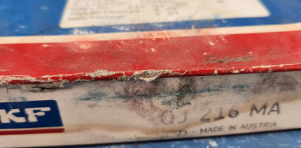 SKF Cylindrical Bore Angular Four Point Contact Ball Bearing QJ216-MA 80x140x26 mm