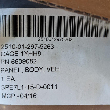 Vehicle Body Panel Military 6609082 2510012975263 JLG Panel RH Sidewall Upper