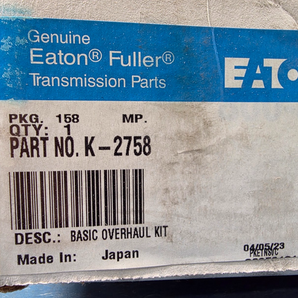 K-2758 Eaton Fuller Basic Overhaul Kit
