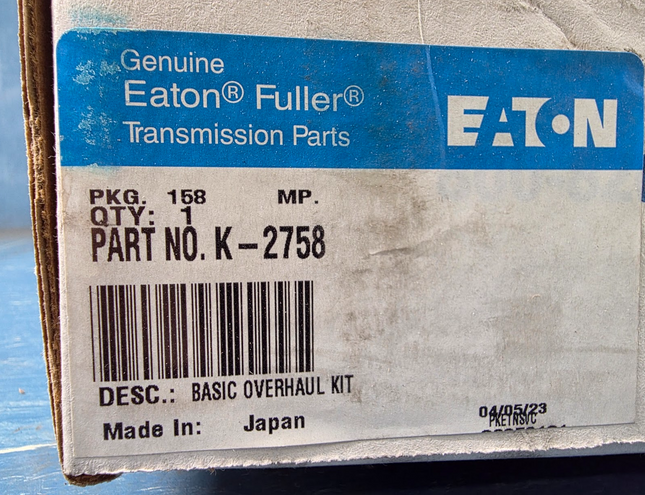 K-2758 Eaton Fuller Basic Overhaul Kit