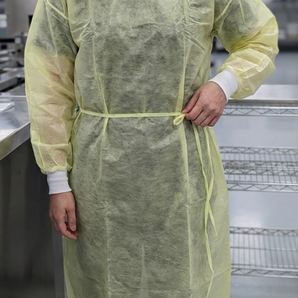 Isolation Gown PPE Category III 3 Disposable Yellow XL - 3,200 PCS - FULL PALLET - getexcess