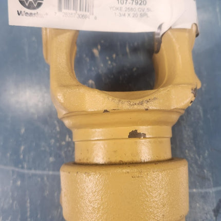 Weasler 2580 Series 1 3/4" 20 Spline Safety Slide Lock Tractor Yoke 107-7920