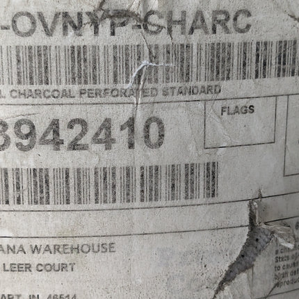 Perforated Vinyl Charcoal Gray Automotive Marine Seat Interior Fabric Upholstery 1YD