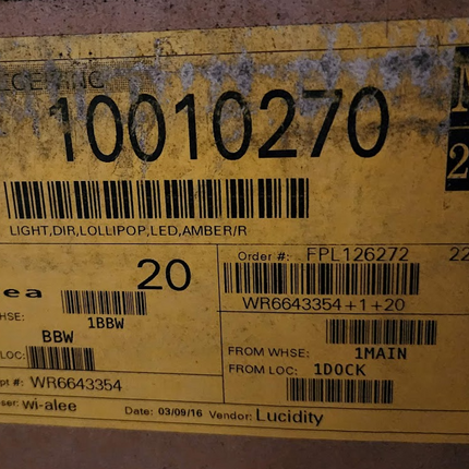 10010270 Dual Face Square Red Amber 45 LED Pedestal Fender Turn Light 4.5” Stud Mount Truck Bus