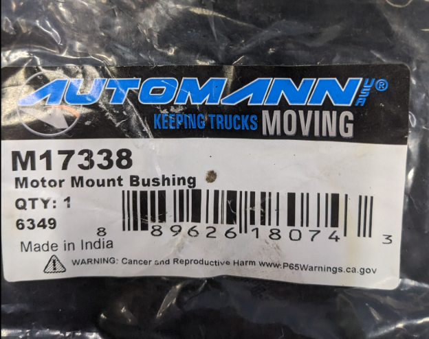 M17338K2 Automann Motor Mount Kit Freightliner