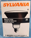 Genuine Sylvania H44GS-100M 100 Watt PAR38 Mercury Lamp Brand New