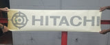 Hitachi Construction Equipment Name Plate Banner 4072622