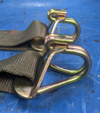 Kinedyne 802 2” x 21’ Ratchet Strap Tie Down Buckle Wire Hook 1,670 Working Load Limit FE200502