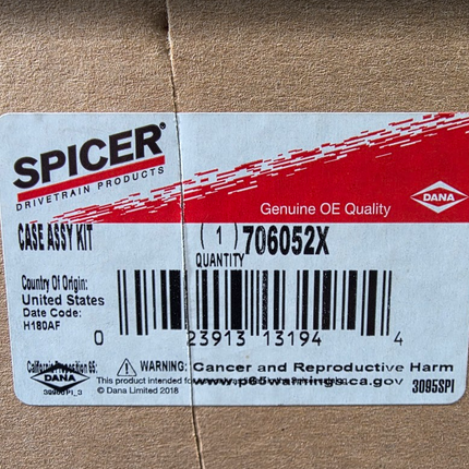 706052X Spicer Dana 70 Differential Kit