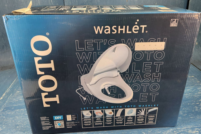TOTO Washlet Elongated Bidet Seat with SoftClose Lid Heated Deodorizer