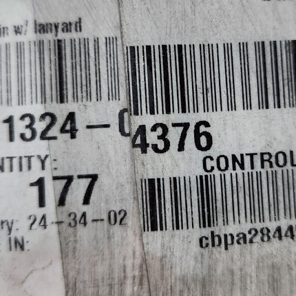 LOT OF 577 PCS - 24-34-02 ITW Lynch Pin with Lanyard 12"