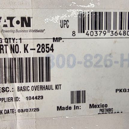 K-2854 Eaton Fuller Basic Overhaul Kit