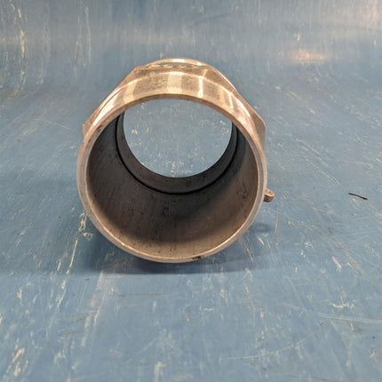 3 inch Type F Stainless Steel Male Cam and Groove Adapter x Male NPT Thread F300-SS
