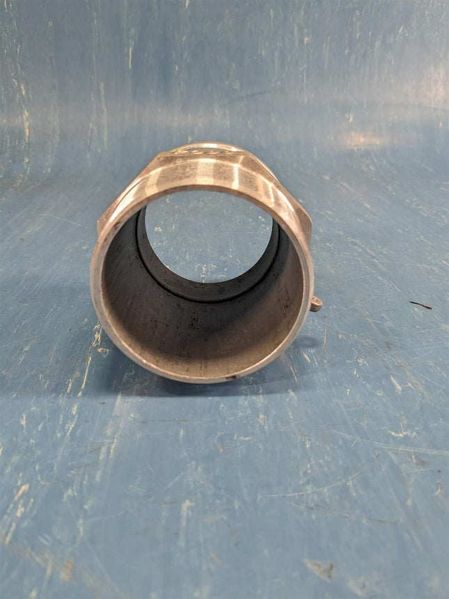 3 inch Type F Stainless Steel Male Cam and Groove Adapter x Male NPT Thread F300-SS