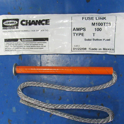 Chance M100T23 Fuse Link T 100A Slow Speed 23"