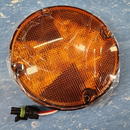 Opti-Luxx 7" Round LED Light Directional Turn Signal Amber Arrow 10063564