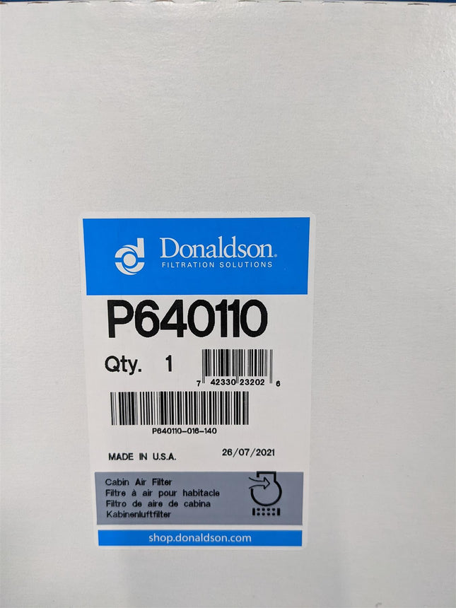 Paccar P640110 Donaldson Cabin Air Filter Replaces X1987001 - getexcess