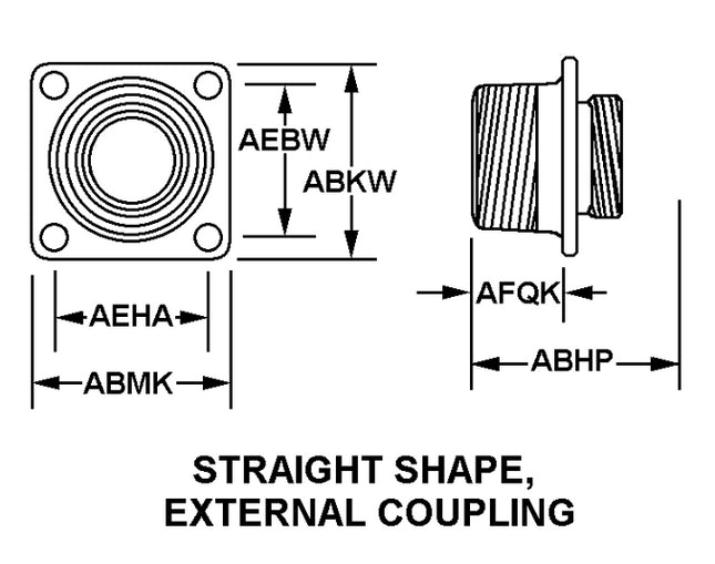 Electrical Trailer Receptacle Flange Mount Connector 12 Socket 5935-00-846-3884 2HE846