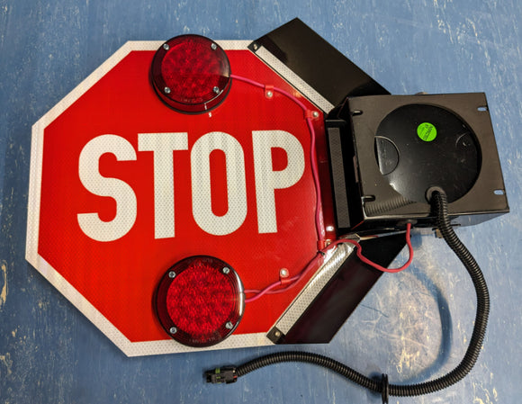 Bus Stop Arm Electric LED STROBE High Intensity Cluster 4 Pin One Side