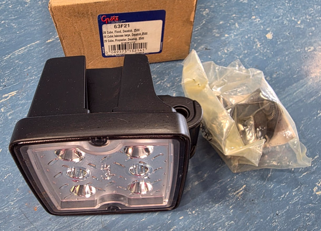 Grote 63F21 White Light Trilliant Cube LED Work Light Germany - getexcess