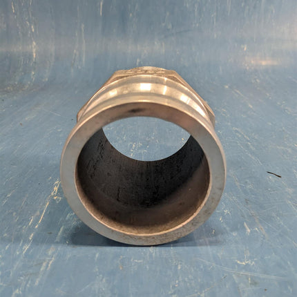 3 inch Type F Stainless Steel Male Cam and Groove Adapter x Male NPT Thread F300-SS