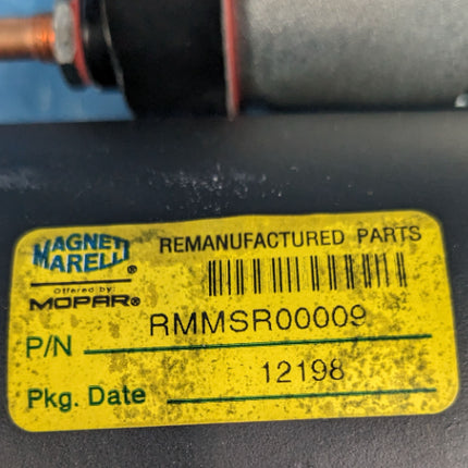 Magneti Marelli Engine Starter Reman RMMSR00009