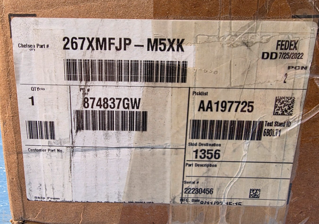 267XMFJP-M5XK Chelsea PTO Kit