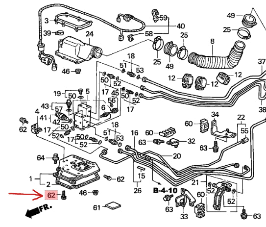LOT OF (50) Genuine Honda OEM Civic 98-15 Hex Bolt 6x16 93301-06016-OH M6x16mm