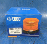 ECCO 6550A Low Profile Amber Strobe Light Flashing Pipe Mount 12-48 VDC