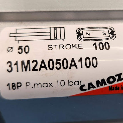 Camozzi 31M2A050A100 Series 31 Compact Cylinder 100mm Stroke 50mm Bore