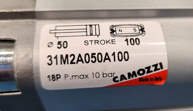 Camozzi 31M2A050A100 Series 31 Compact Cylinder 100mm Stroke 50mm Bore