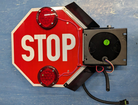 Bus Stop Arm Electric LED High Intensity Cluster 4 Pin