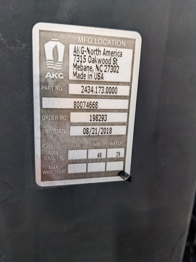 Manitowoc Shuttlelift Grove Yardboss Carrydeck Crane Radiator Cooler