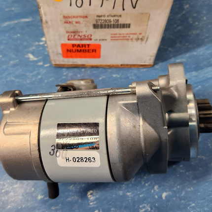9722809-108 Denso Reman 12V Starter OSGR 9 Teeth