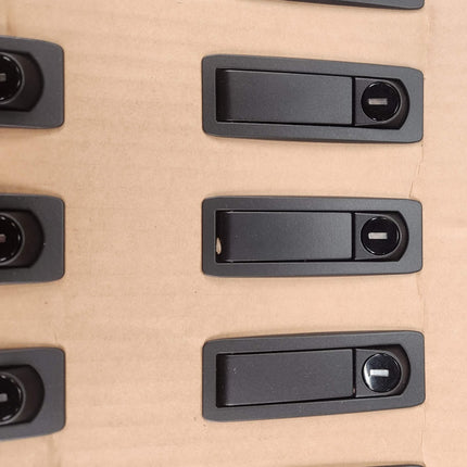 Southco Trigger Style Locking Keyed Latch Adjustable Lever Flush Thin Grip Kit - 40 PCS